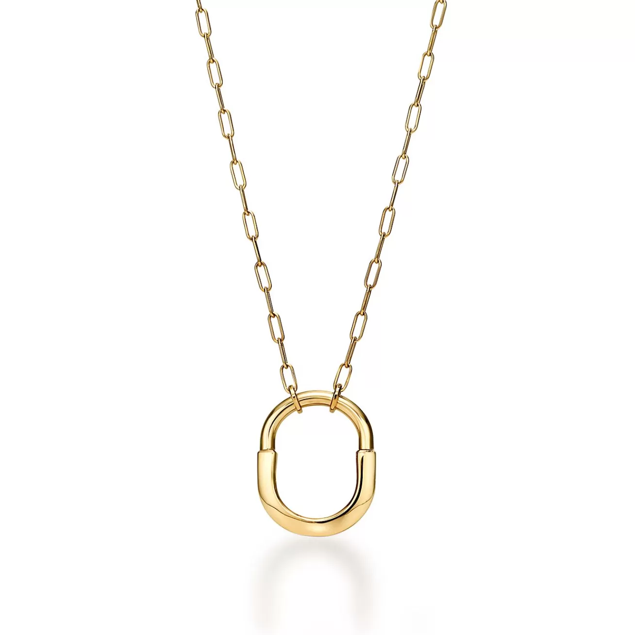 Tiffany & Co. Tiffany Lock Pendant in Yellow Gold, Medium | ^ Necklaces & Pendants | Gifts for Her