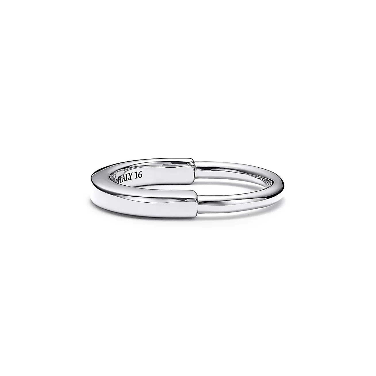 Tiffany & Co. Tiffany Lock Ring in White Gold | ^ Rings | Stacking Rings