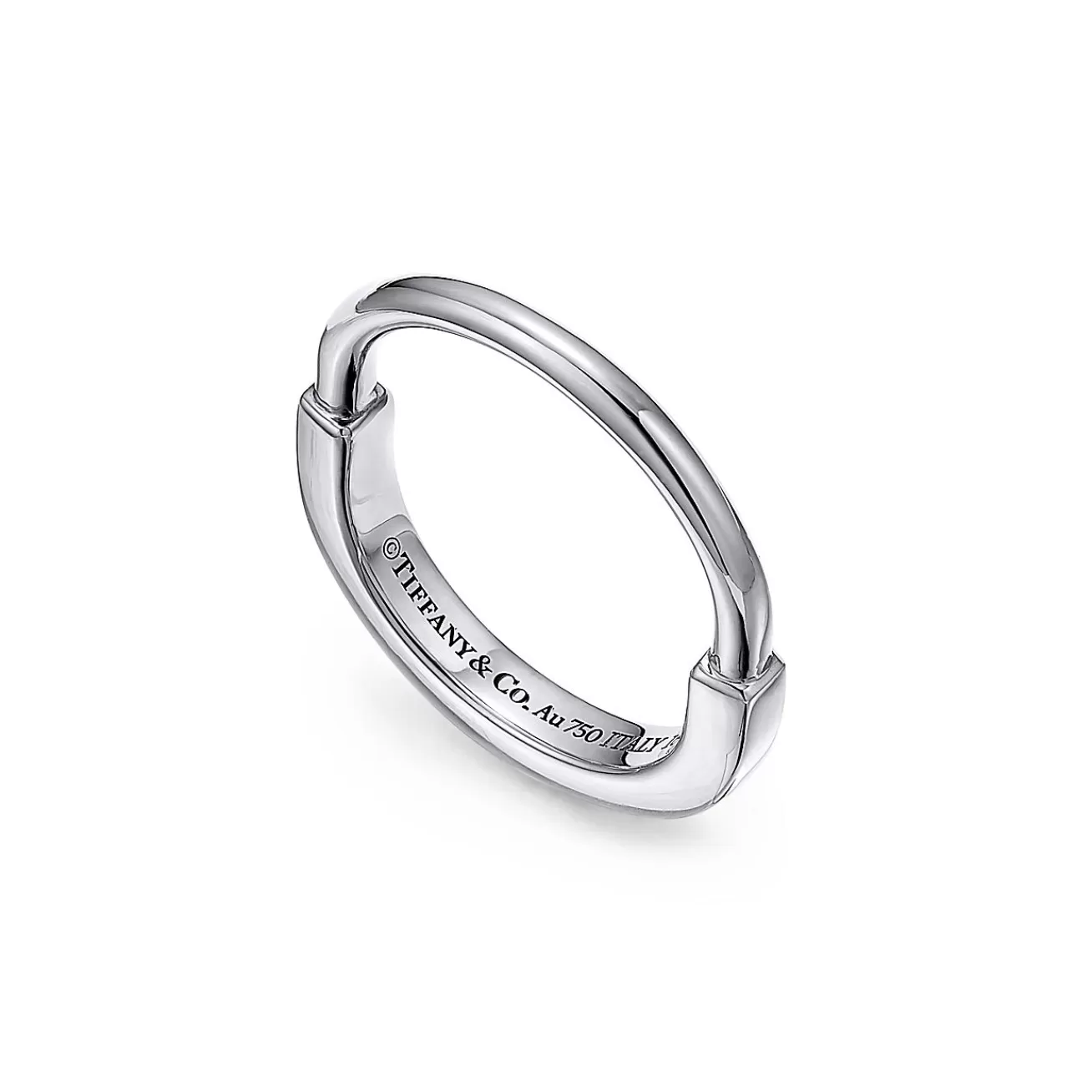 Tiffany & Co. Tiffany Lock Ring in White Gold | ^ Rings | Stacking Rings