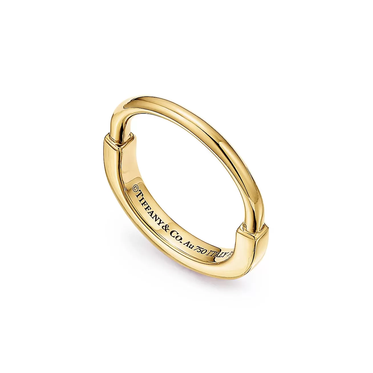 Tiffany & Co. Tiffany Lock Ring in Yellow Gold | ^ Rings | Stacking Rings