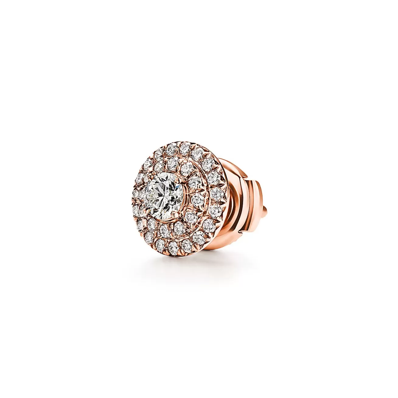 Tiffany & Co. Tiffany Soleste® earrings in 18k rose gold with diamonds. | ^ Earrings | Rose Gold Jewelry