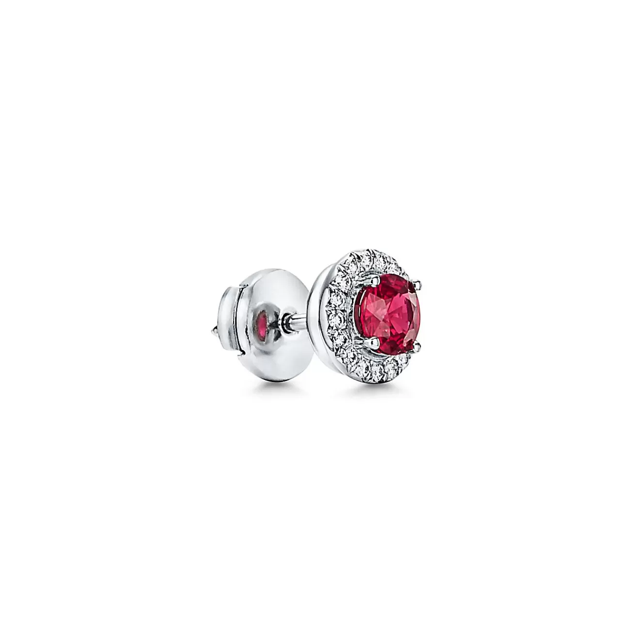 Tiffany & Co. Tiffany Soleste® earrings with rubies and diamonds. | ^ Earrings | Colored Gemstone Jewelry