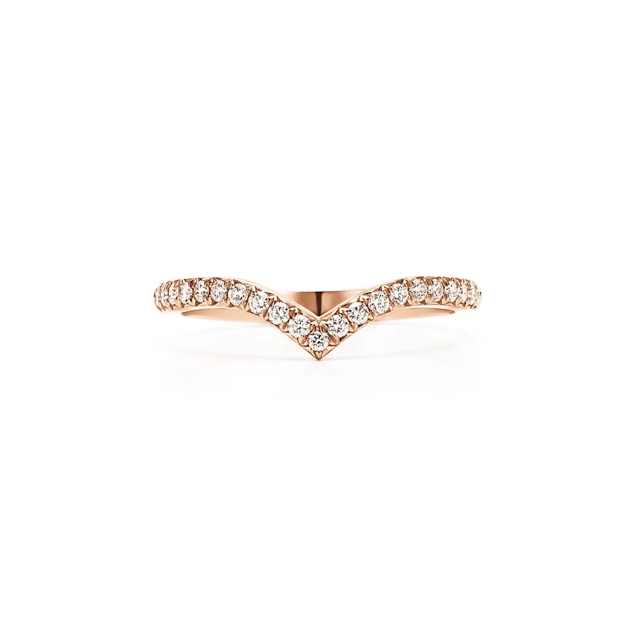 Tiffany & Co. Tiffany Soleste V ring in 18k rose gold with diamonds. | ^Women Rings | Gifts for Her