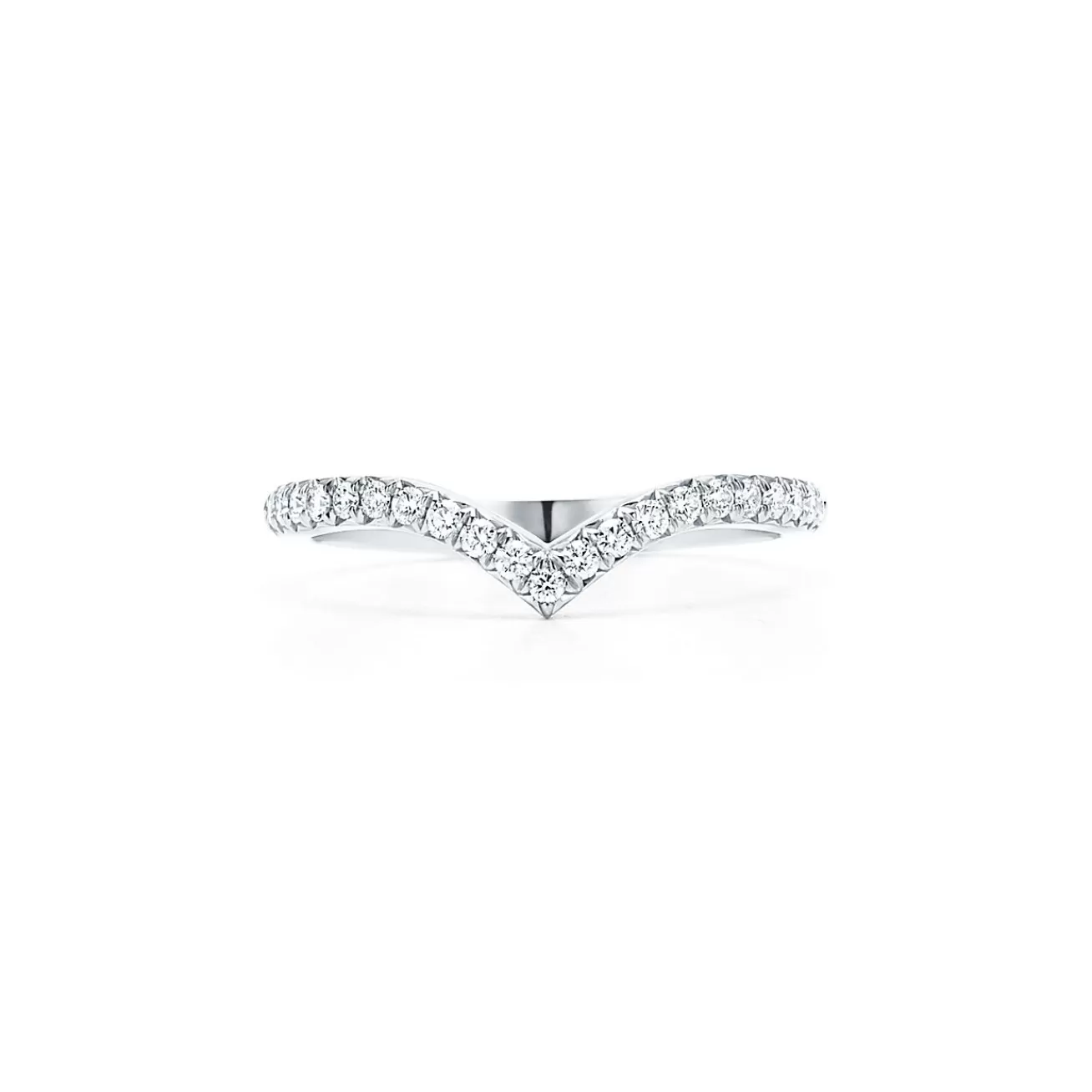 Tiffany & Co. Tiffany Soleste V ring in platinum with diamonds. | ^Women Rings | Gifts for Her