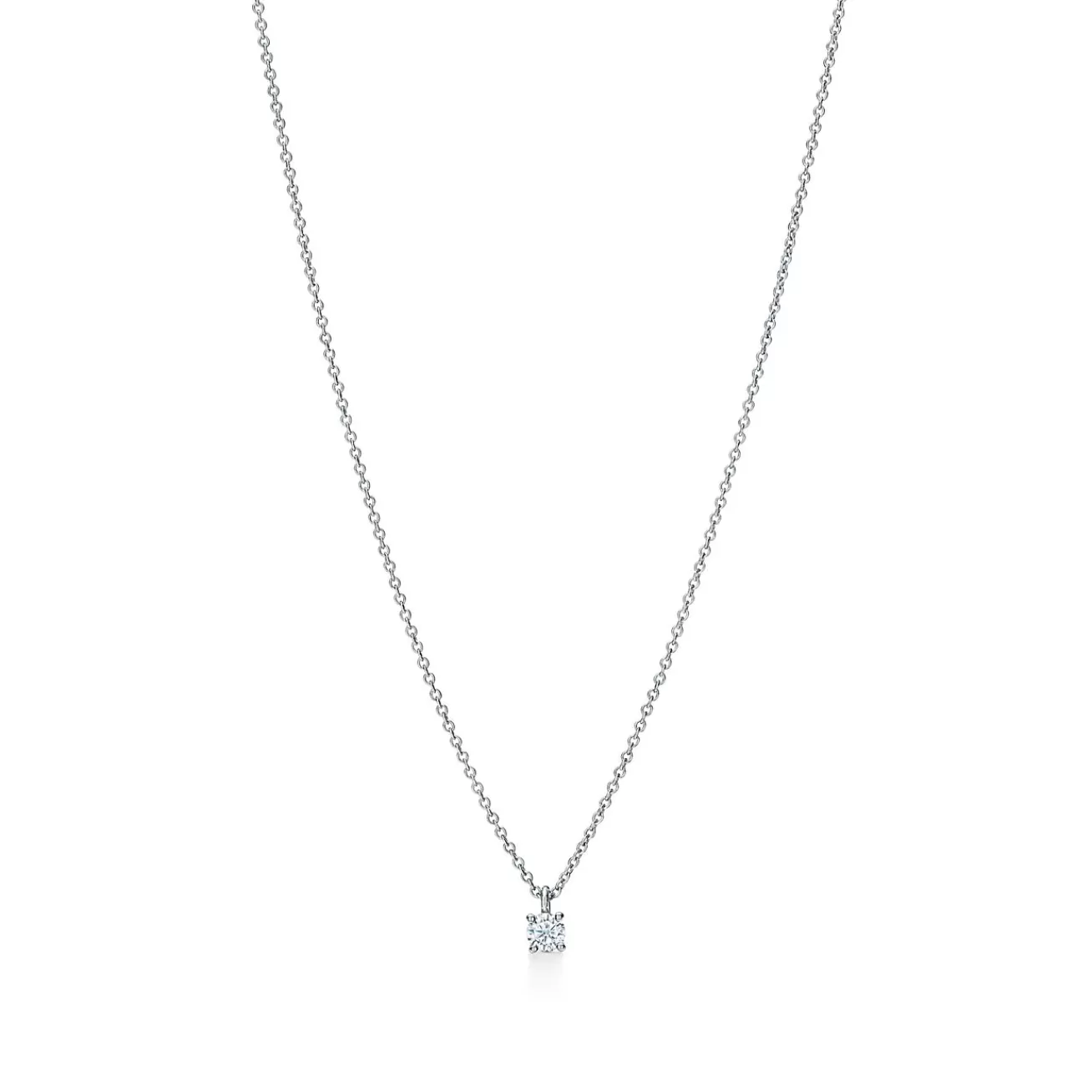 Tiffany & Co. Tiffany Solitaire Diamond Pendant in Platinum | ^ Necklaces & Pendants | Gifts for Her