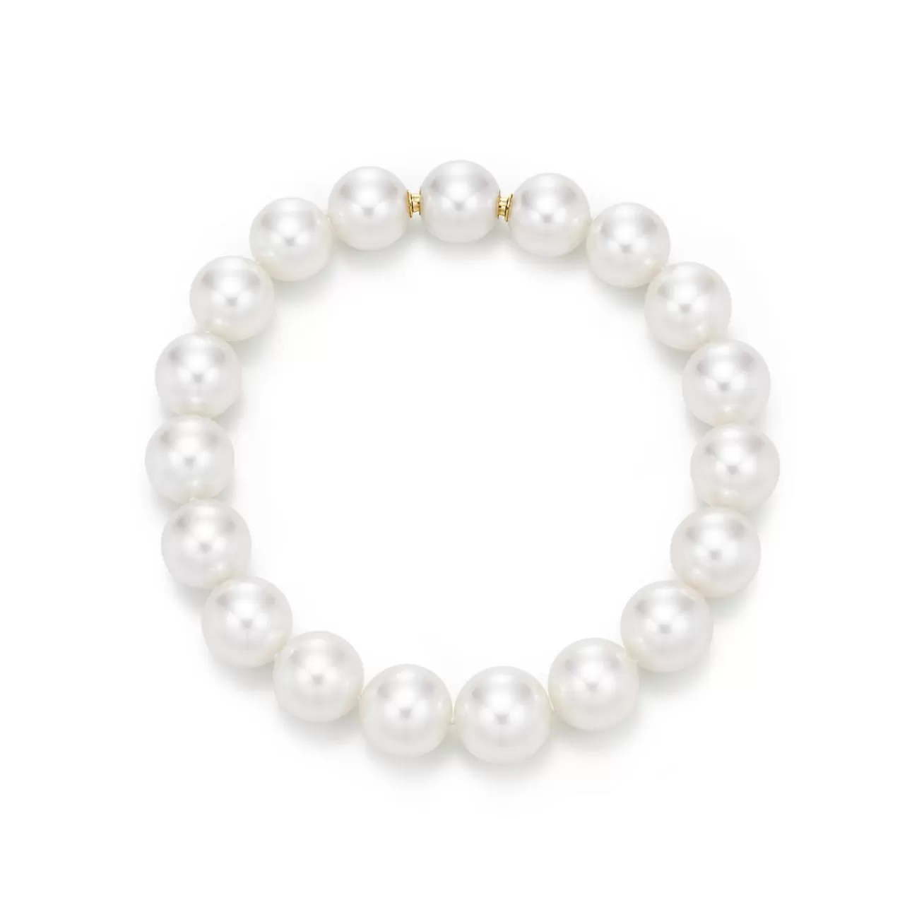 Tiffany & Co. Tiffany South Sea Noble bracelet of cultured pearls with an 18k gold clasp. | ^ Bracelets | Gold Jewelry