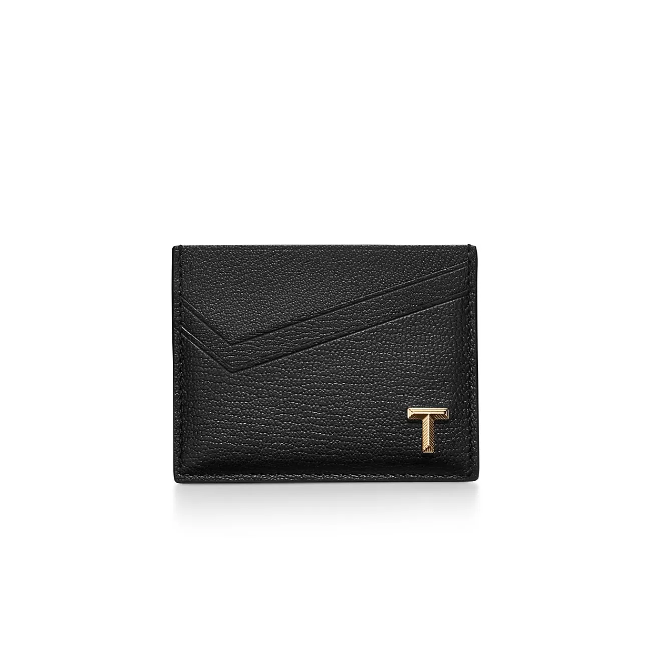 Tiffany & Co. Tiffany T Card Case in Black Leather | ^Women Him | Gifts for Him