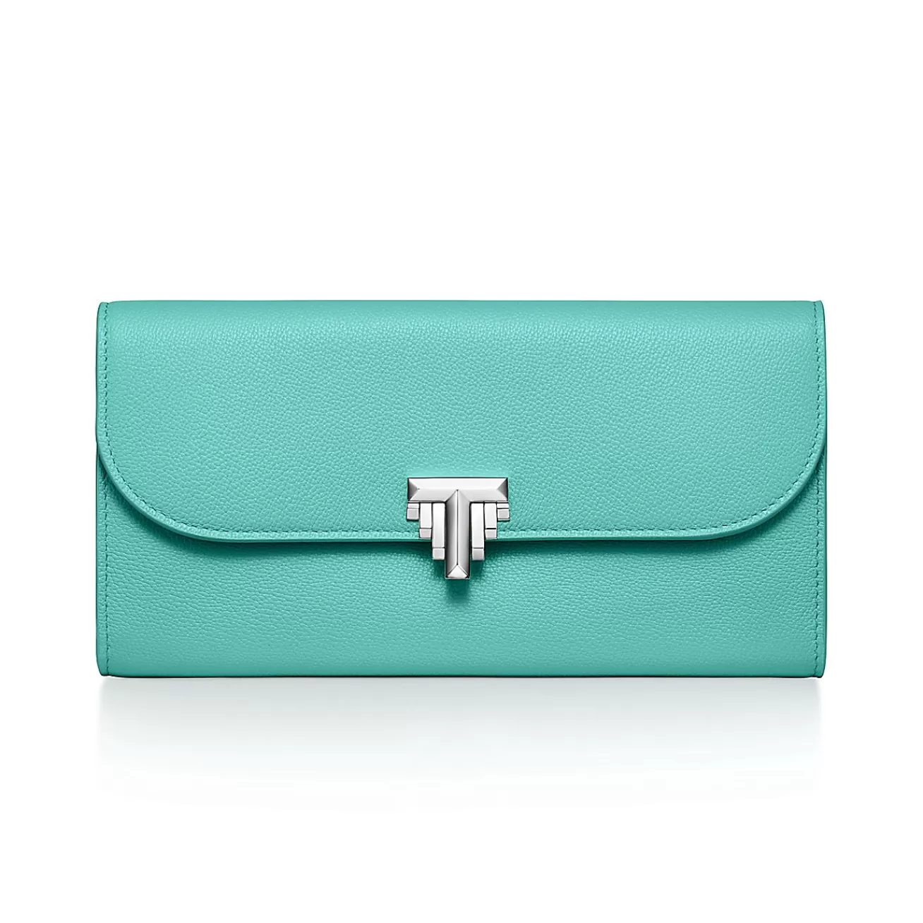 Tiffany & Co. Tiffany T Deco Continental Wallet in Tiffany Blue® Leather | ^Women Small Leather Goods | Women's Accessories