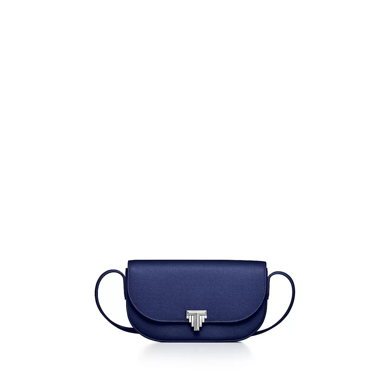 Tiffany & Co. Tiffany T Deco Crossbody Wallet in Sapphire Blue Calf Leather | ^Women Small Leather Goods | Women's Accessories
