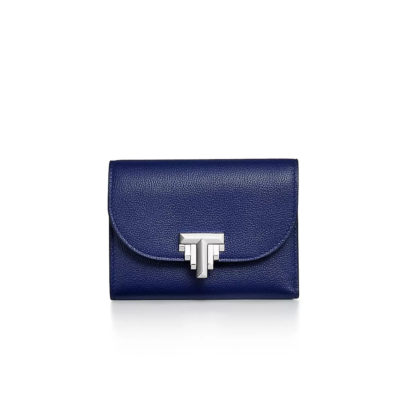 Tiffany & Co. Tiffany T Deco Small Wallet in Sapphire Blue Leather | ^Women Small Leather Goods | Women's Accessories