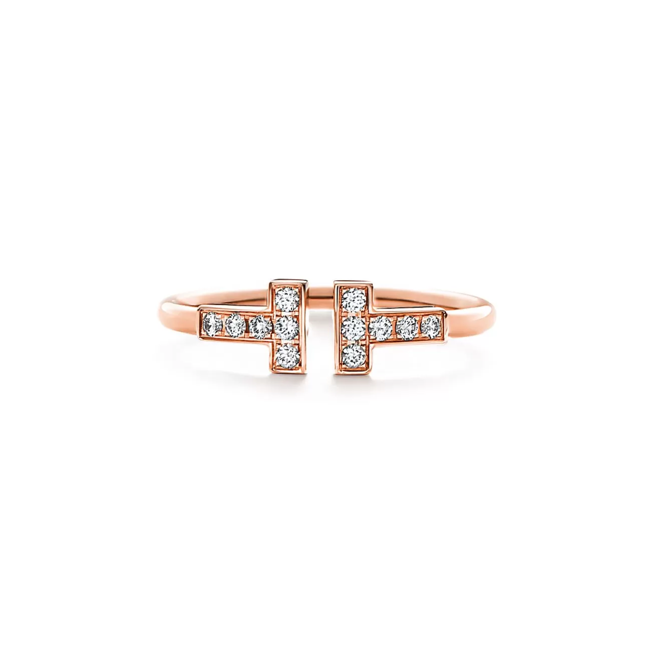 Tiffany & Co. Tiffany T diamond wire ring in 18k rose gold. | ^ Rings | Men's Jewelry