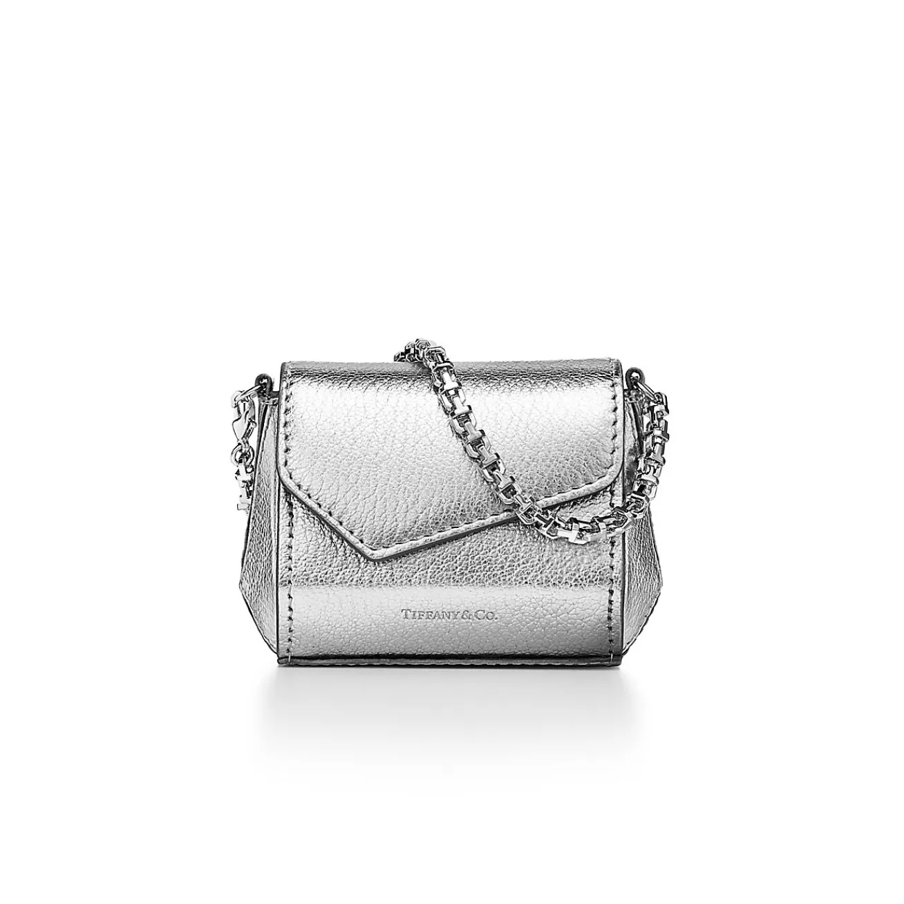 Tiffany & Co. Tiffany T Nano Bag in Silver Leather | ^Women Small Leather Goods | Women's Accessories