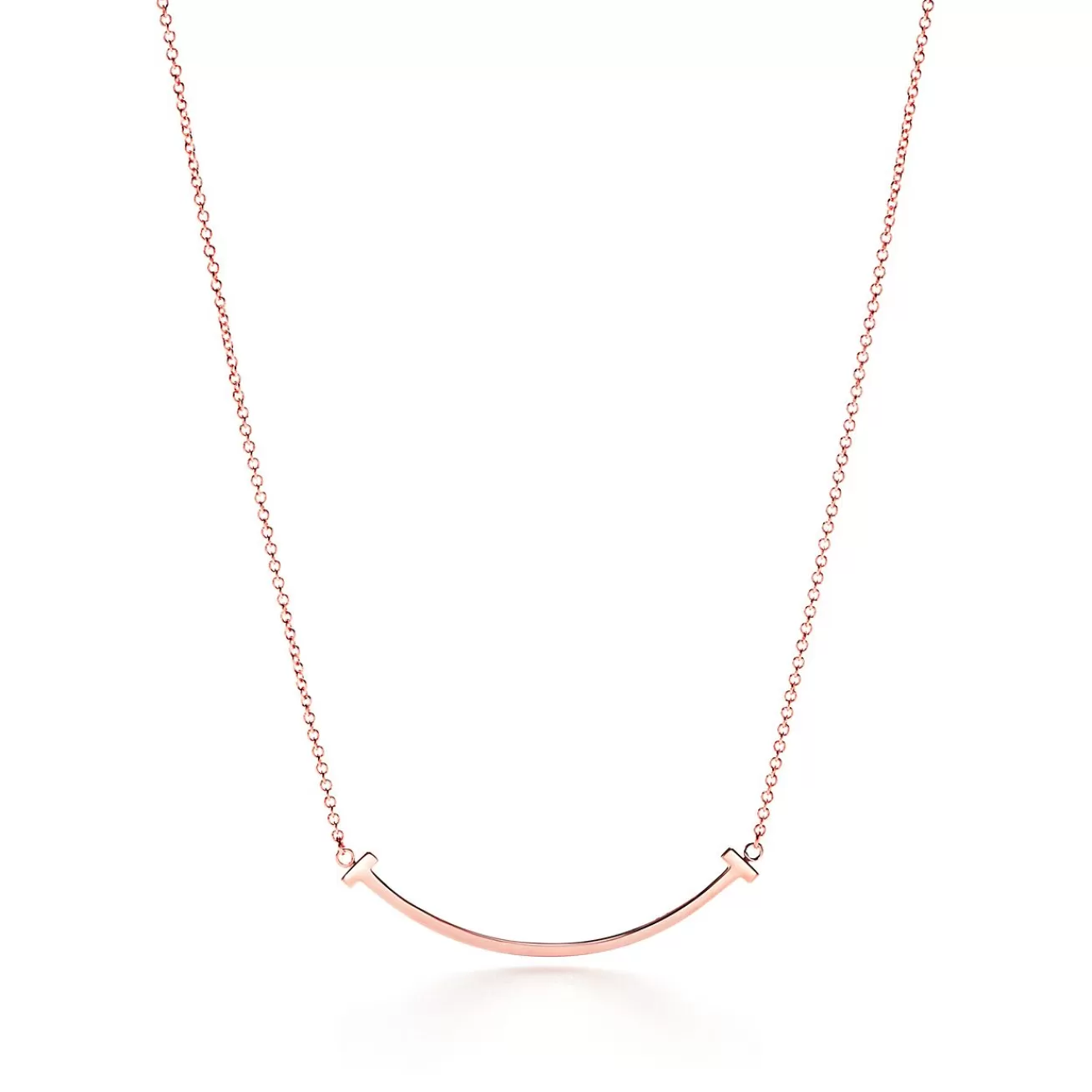 Tiffany & Co. Tiffany T Smile Pendant in Rose Gold, Small | ^ Necklaces & Pendants | Men's Jewelry