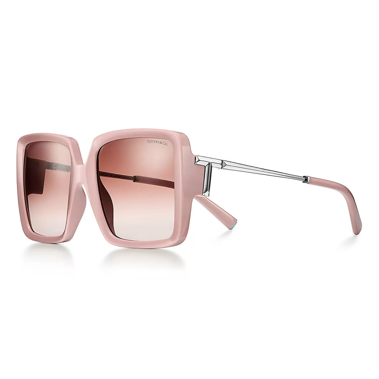 Tiffany & Co. Tiffany T Sunglasses in Pink Acetate with Pink Gradient Lenses | ^Women Tiffany T | Sunglasses