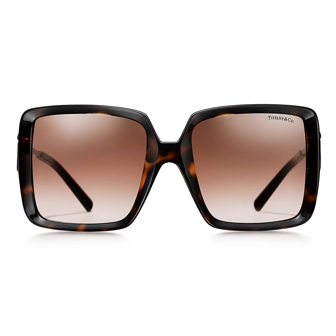 Tiffany & Co. Tiffany T Sunglasses in Tortoise Acetate with Brown Gradient Lenses | ^Women Tiffany T | Sunglasses