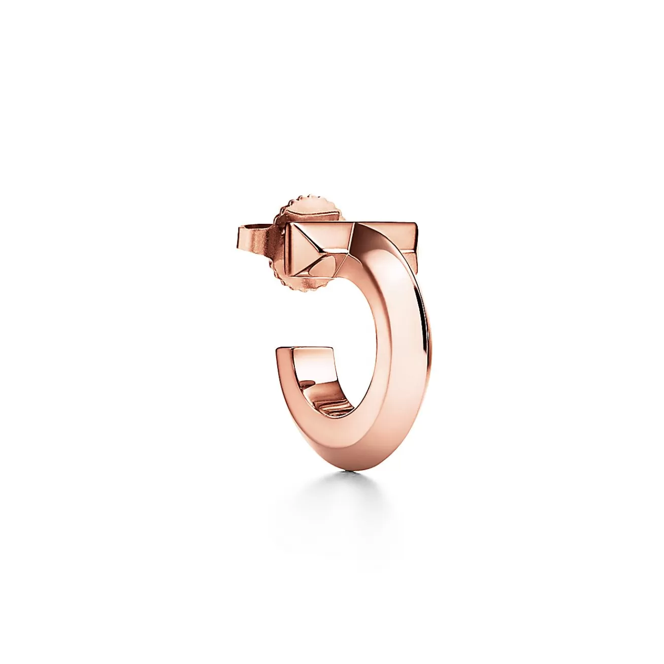 Tiffany & Co. Tiffany T T1 Hoop Earrings in Rose Gold | ^ Earrings | Hoop Earrings