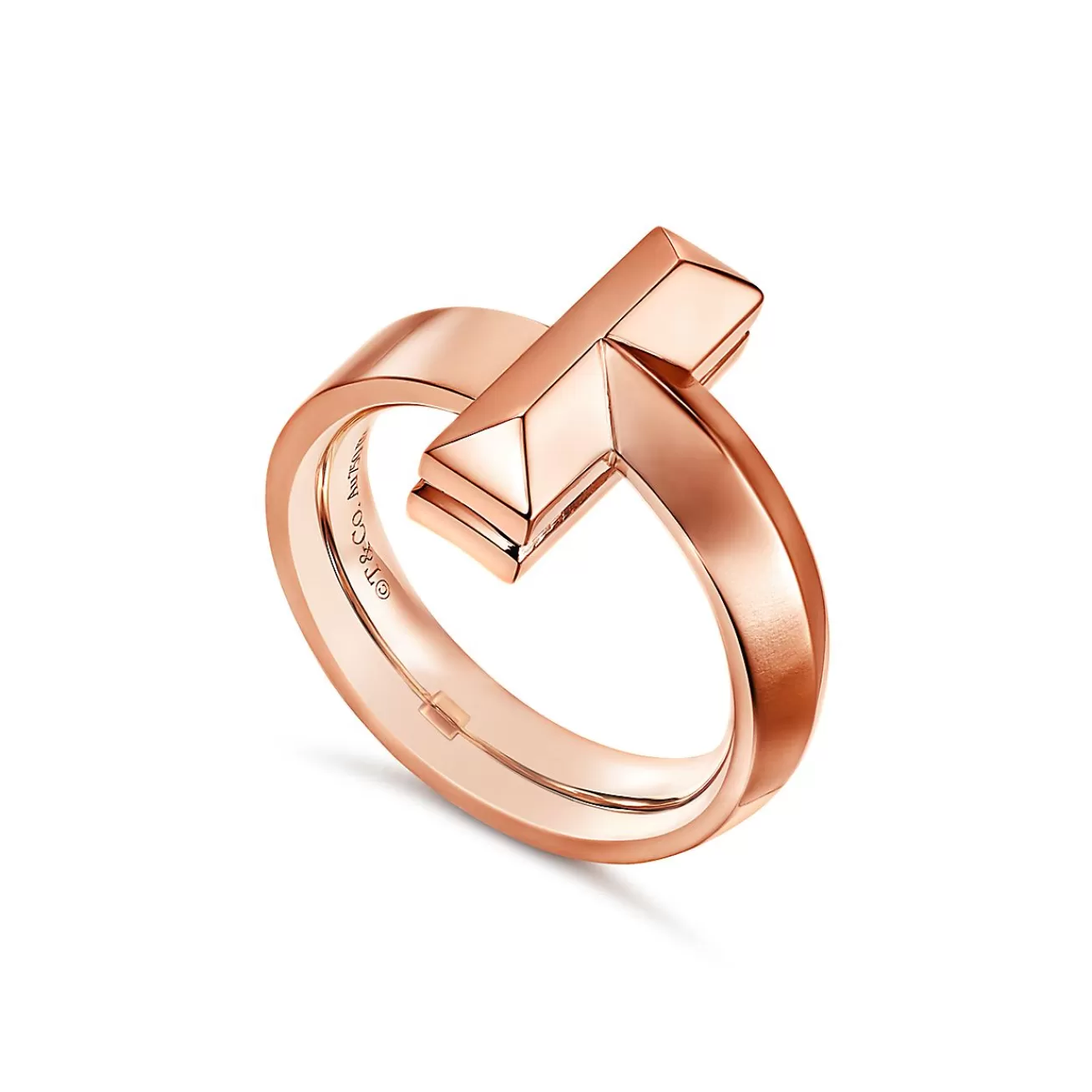 Tiffany & Co. Tiffany T T1 Ring in Rose Gold, 4.5 mm | ^ Rings | Men's Jewelry
