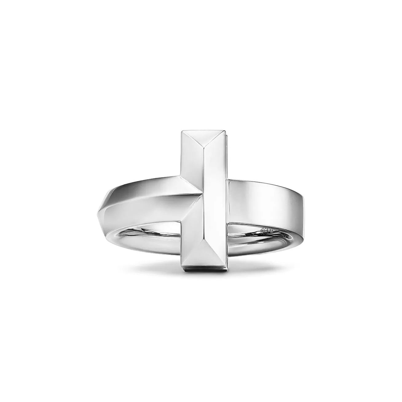 Tiffany & Co. Tiffany T T1 Ring in White Gold, 4.5 mm Wide | ^ Rings | Men's Jewelry