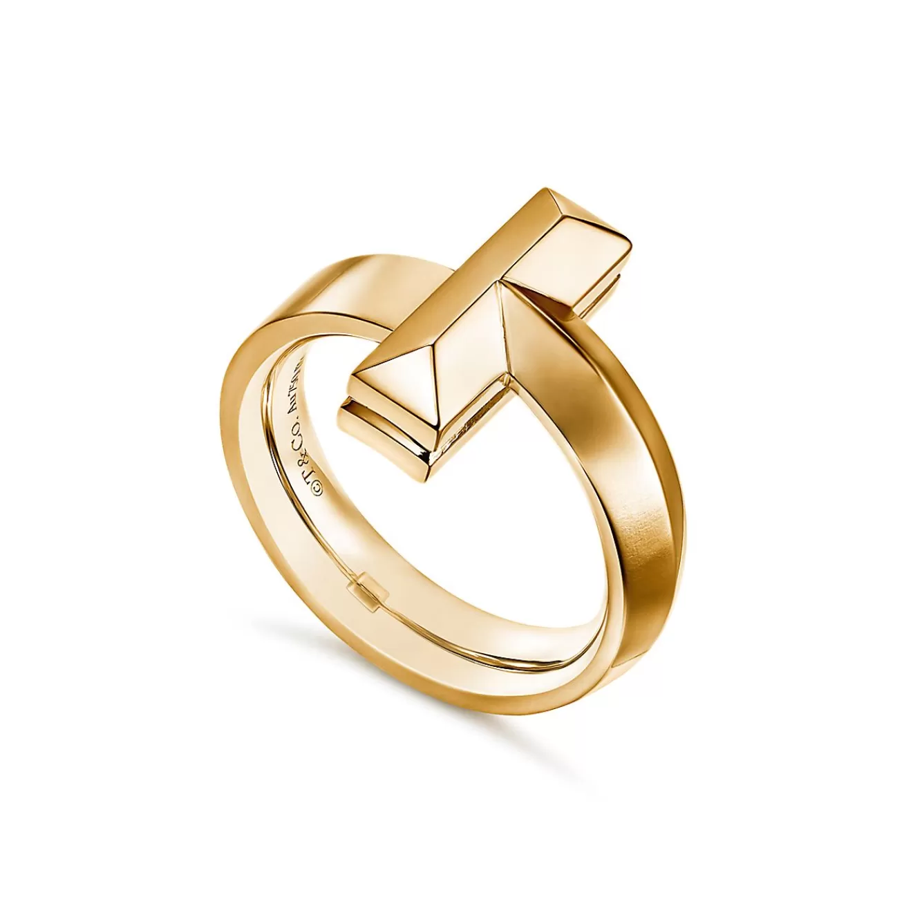Tiffany & Co. Tiffany T T1 Ring in Yellow Gold, 4.5 mm Wide | ^ Rings | Men's Jewelry