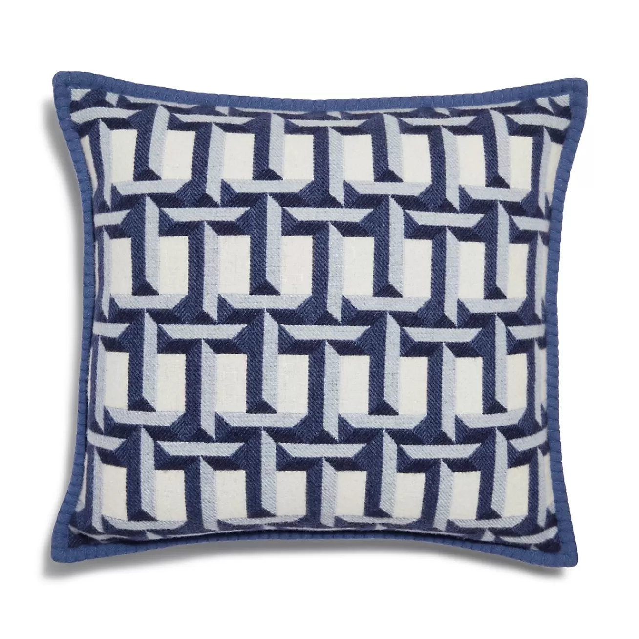 Tiffany & Co. Tiffany T True Cushion in Tanzanite-colored Wool and Cashmere | ^ The Home | Housewarming Gifts