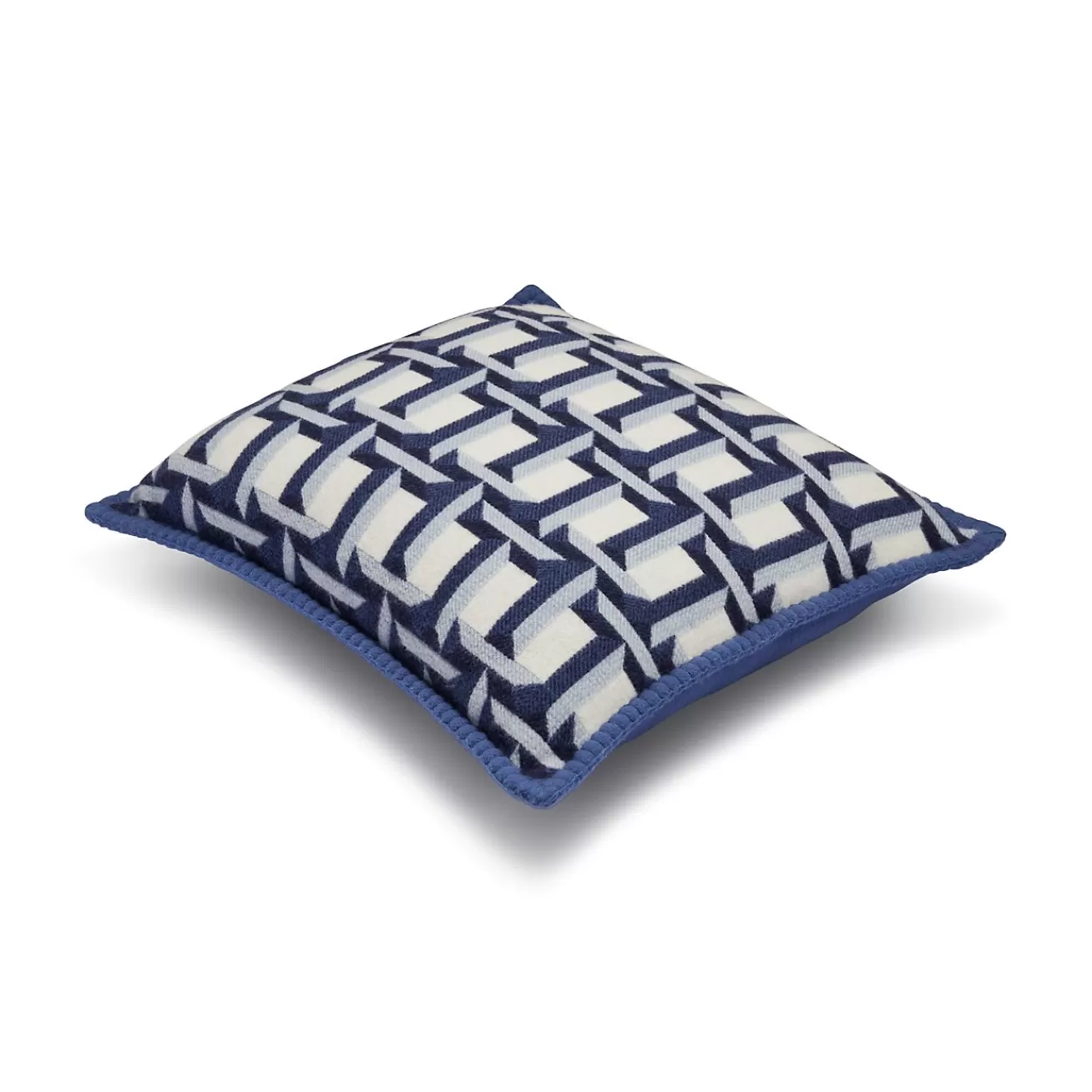 Tiffany & Co. Tiffany T True Cushion in Tanzanite-colored Wool and Cashmere | ^ The Home | Housewarming Gifts