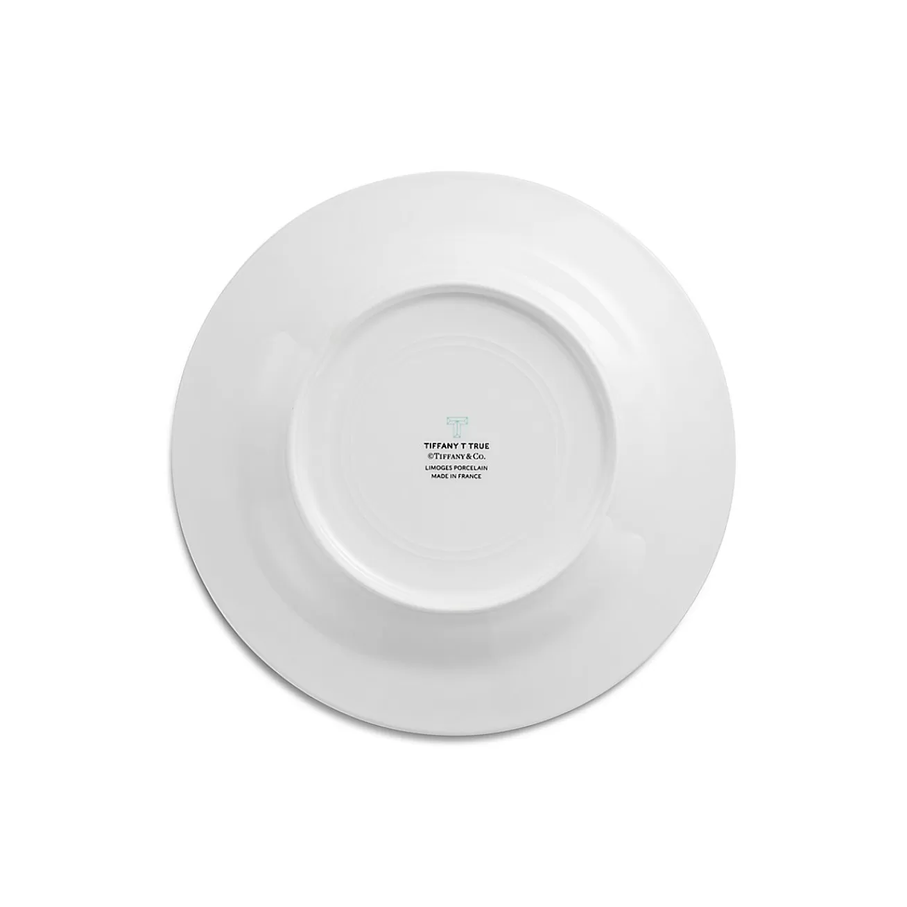 Tiffany & Co. Tiffany T True Dessert Plate with a Hand-painted Platinum Rim | ^ Tableware