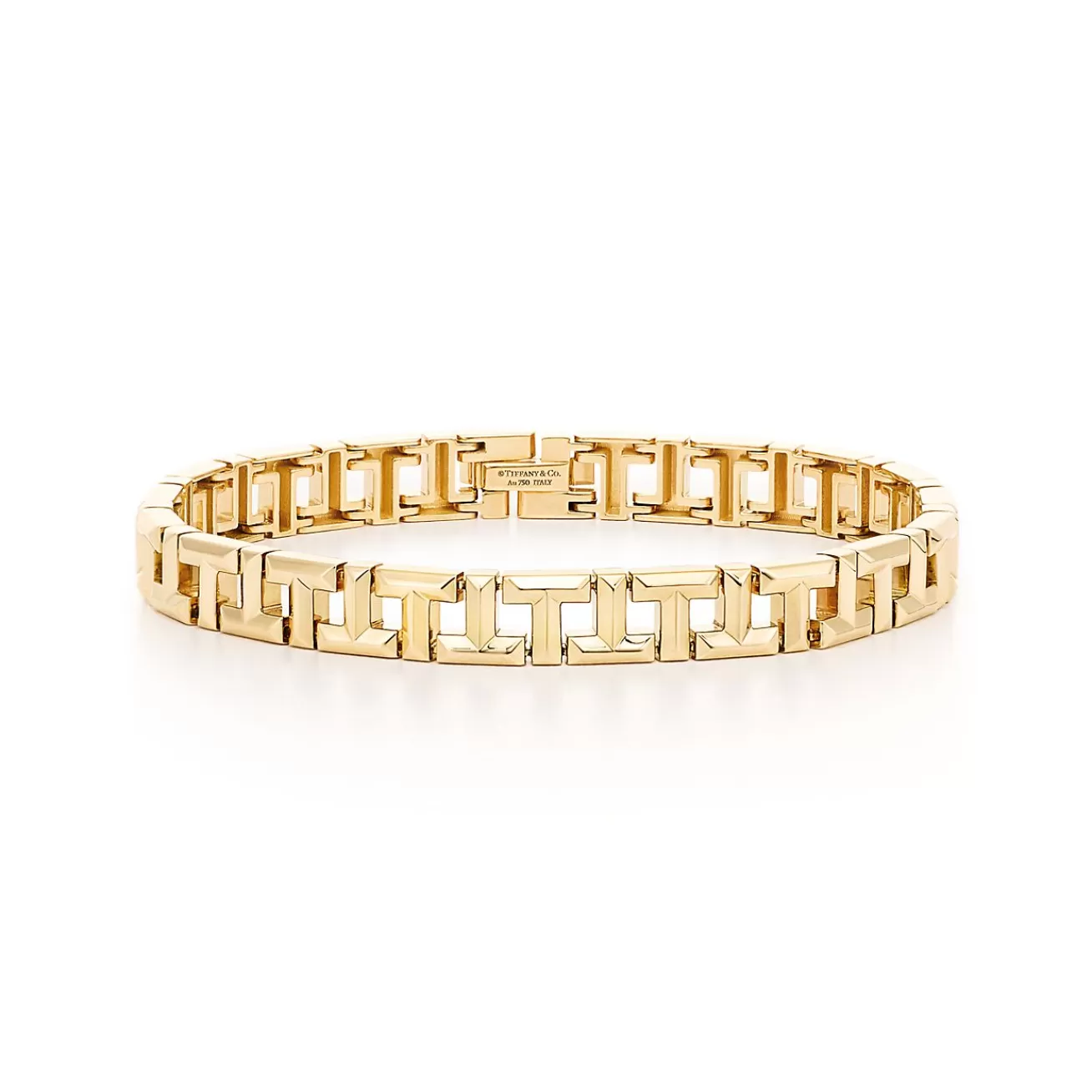 Tiffany & Co. Tiffany T True narrow bracelet in 18k gold, medium. | ^ Bracelets | Men's Jewelry
