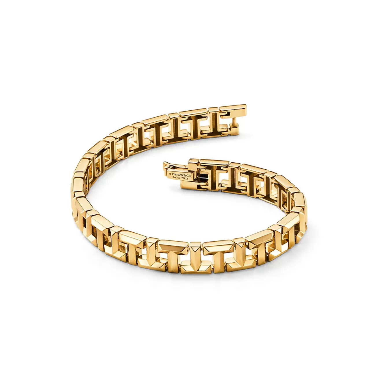 Tiffany & Co. Tiffany T True narrow bracelet in 18k gold, medium. | ^ Bracelets | Men's Jewelry