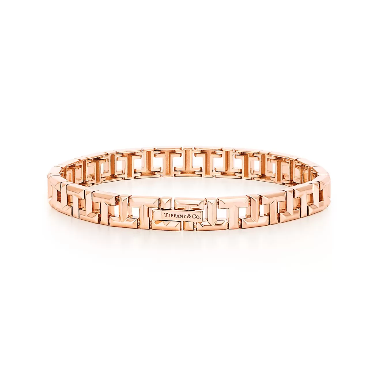 Tiffany & Co. Tiffany T True narrow bracelet in 18k rose gold, small. | ^ Bracelets | Men's Jewelry