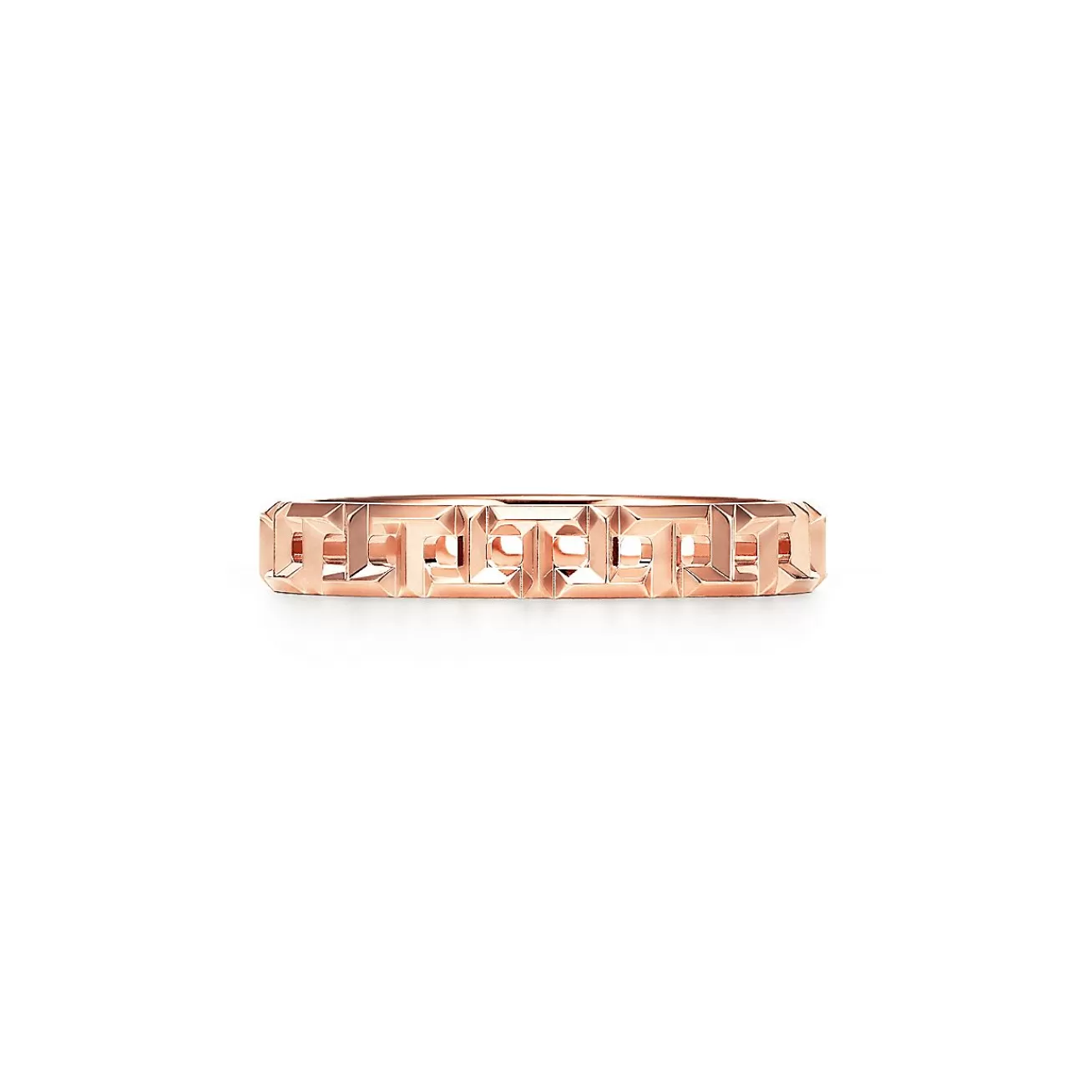 Tiffany & Co. Tiffany T True narrow ring in 18k rose gold, 3.5 mm wide. | ^Women Rings | Men's Jewelry