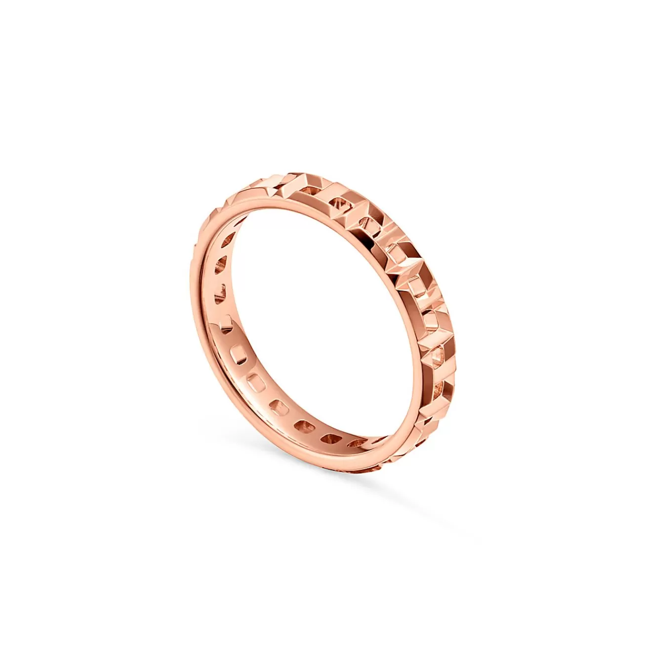 Tiffany & Co. Tiffany T True narrow ring in 18k rose gold, 3.5 mm wide. | ^Women Rings | Men's Jewelry