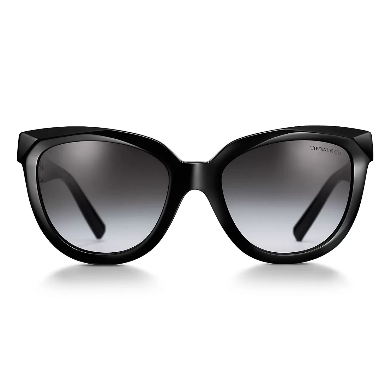 Tiffany & Co. Tiffany T True Sunglasses in Black Acetate with Gray Lenses | ^Women Tiffany T | Sunglasses