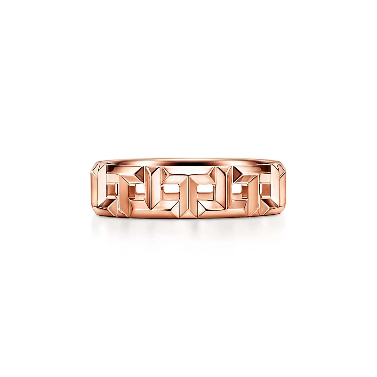 Tiffany & Co. Tiffany T True wide ring in 18k rose gold, 5.5 mm wide. | ^Women Rings | Men's Jewelry