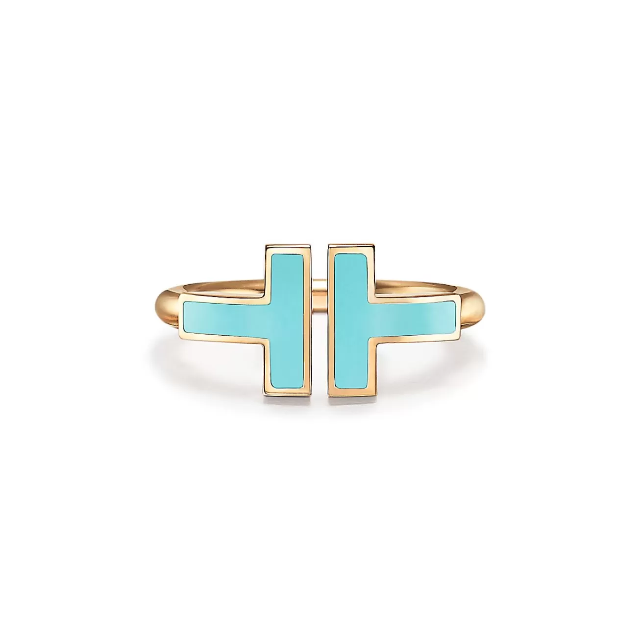 Tiffany & Co. Tiffany T turquoise wire ring in 18k gold. | ^ Rings | Gold Jewelry