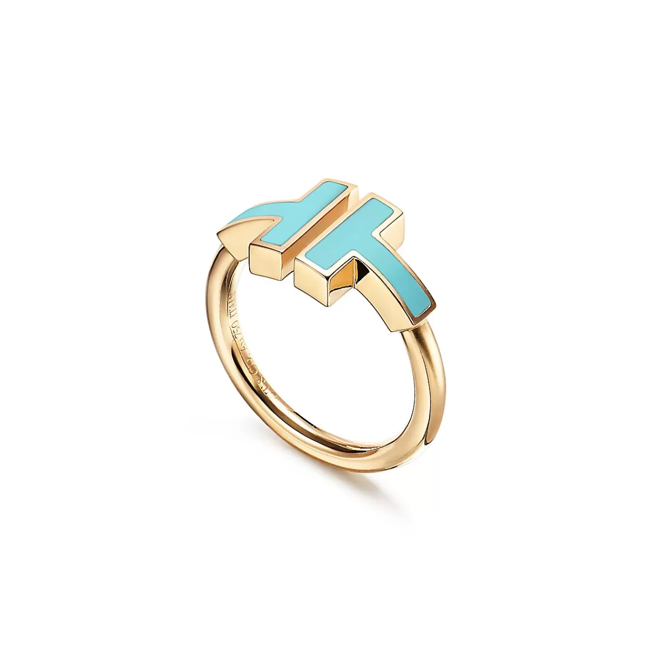 Tiffany & Co. Tiffany T turquoise wire ring in 18k gold. | ^ Rings | Gold Jewelry