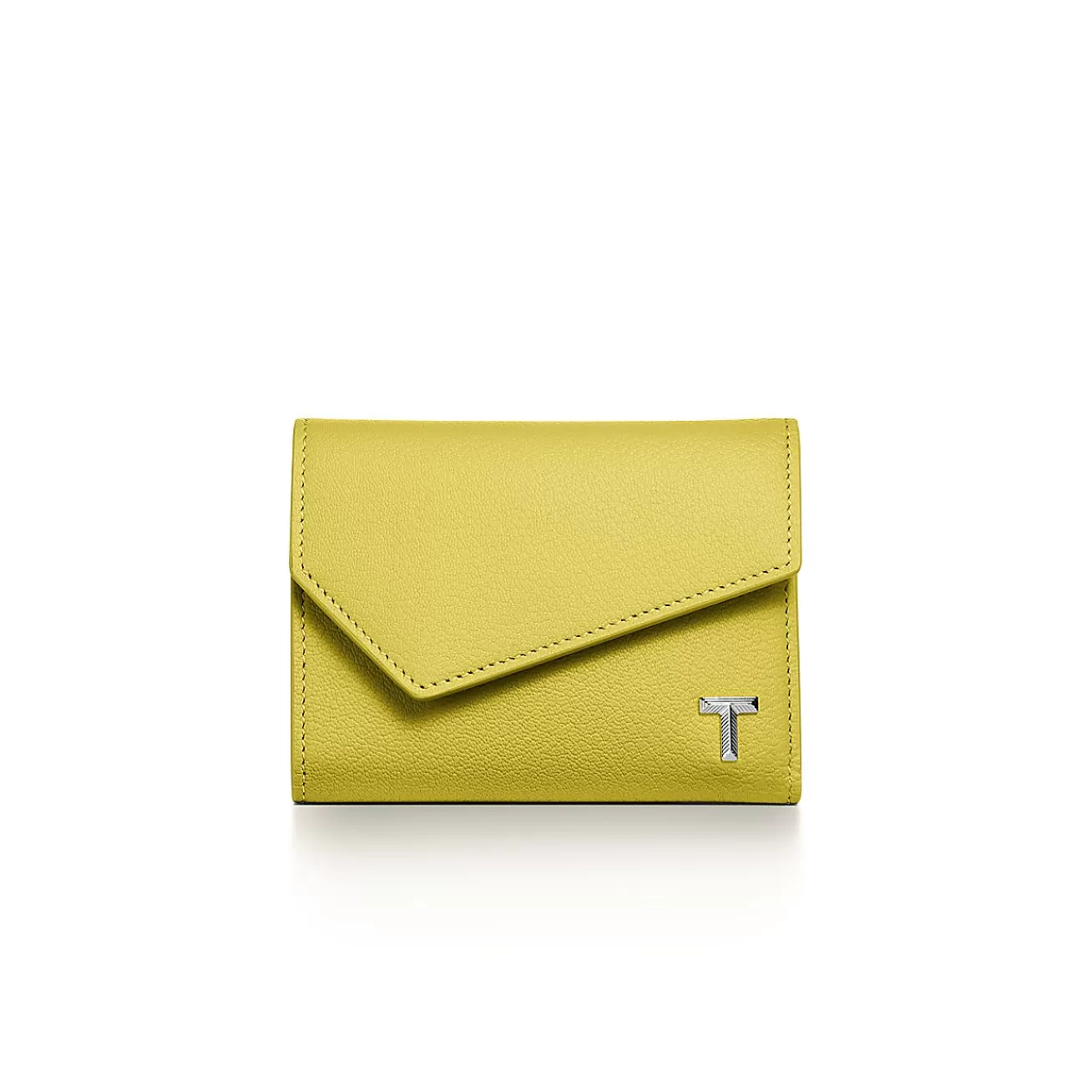 Tiffany & Co. Tiffany T Wallet in Citrine Yellow Leather | ^Women Small Leather Goods | Women's Accessories