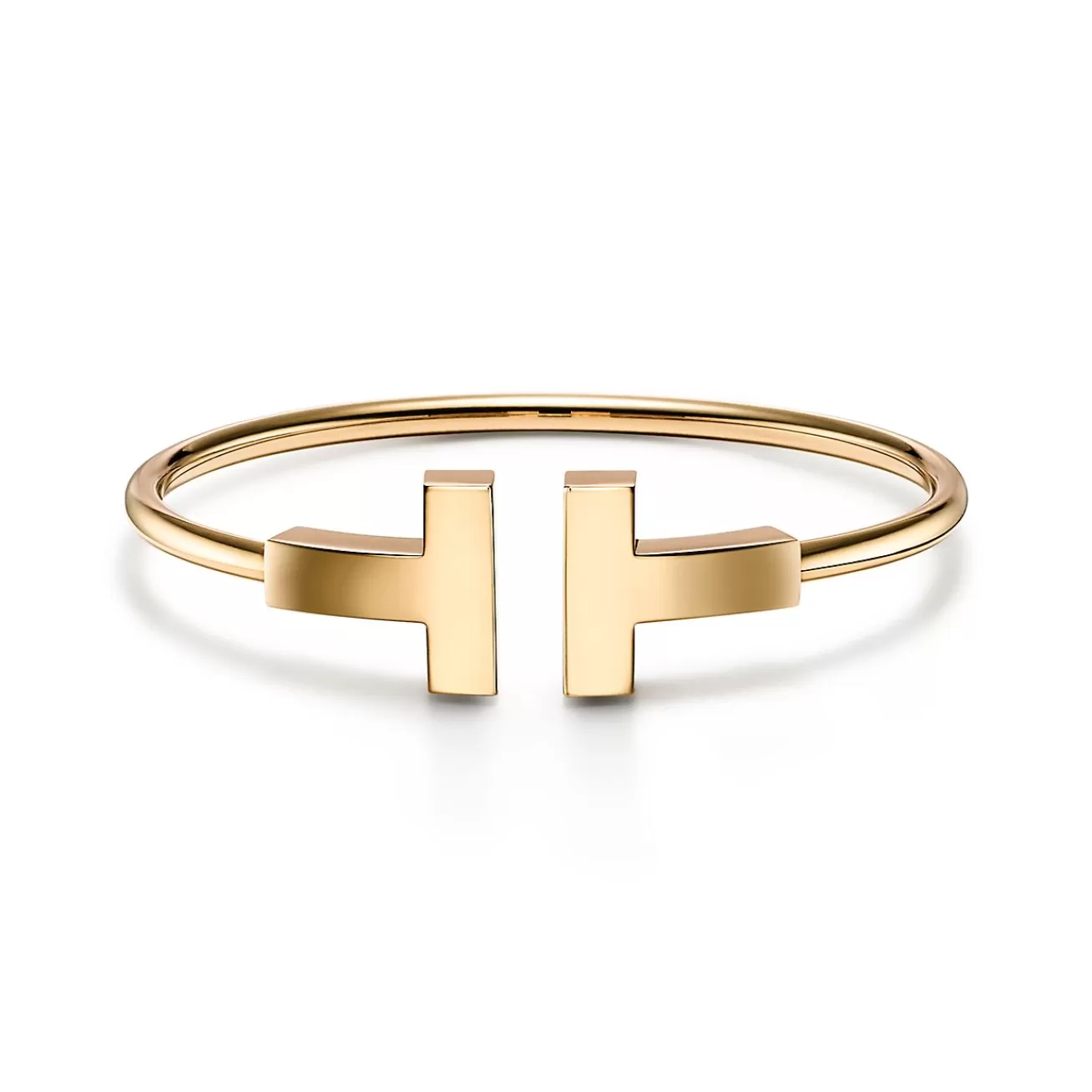 Tiffany & Co. Tiffany T wide wire bracelet in 18k gold, medium. | ^ Bracelets | Men's Jewelry