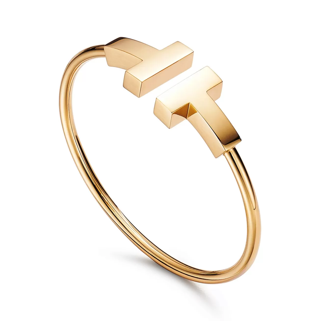 Tiffany & Co. Tiffany T wide wire bracelet in 18k gold, medium. | ^ Bracelets | Men's Jewelry