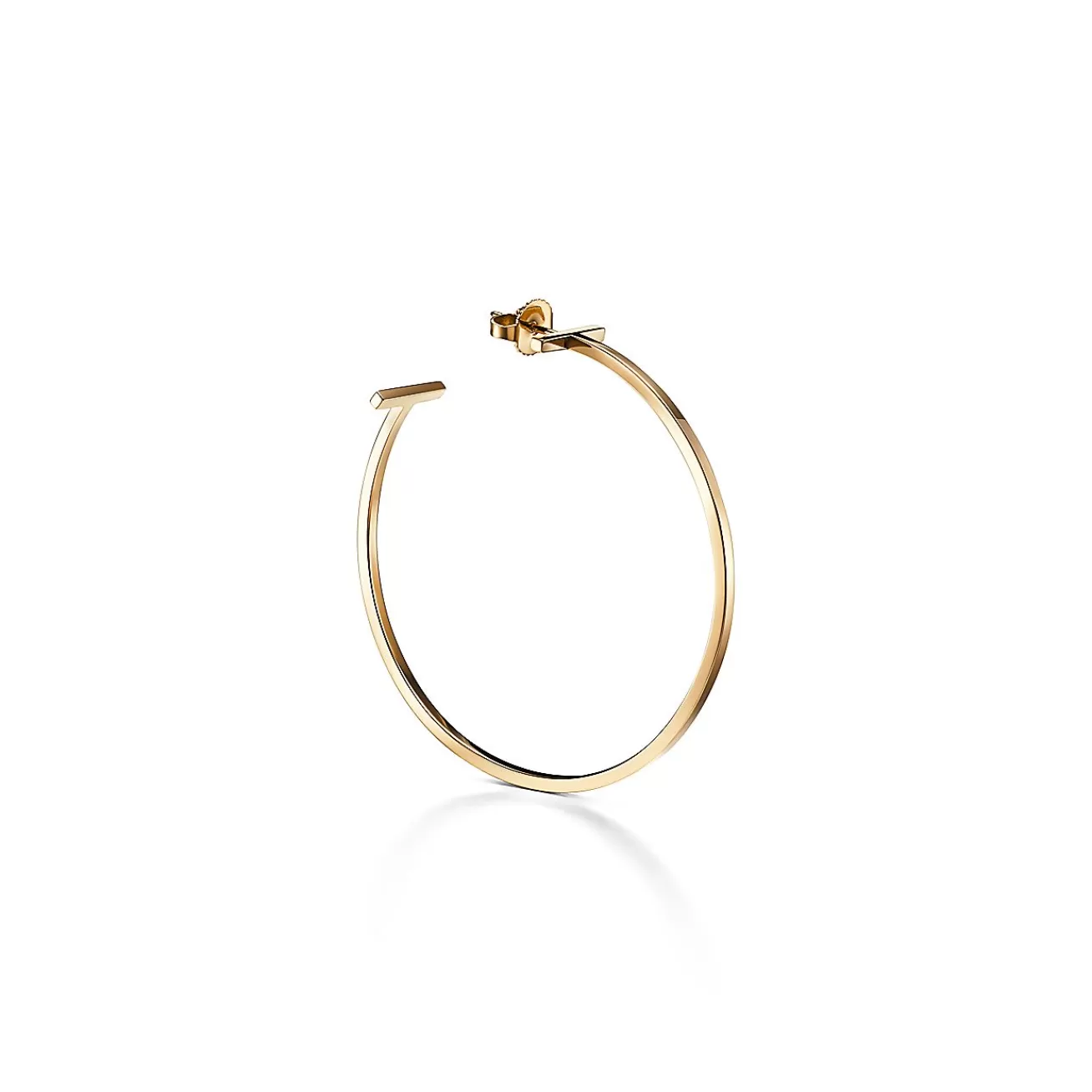Tiffany & Co. Tiffany T wire hoop earrings in 18k gold, extra large. | ^ Hoop Earrings | Gold Jewelry