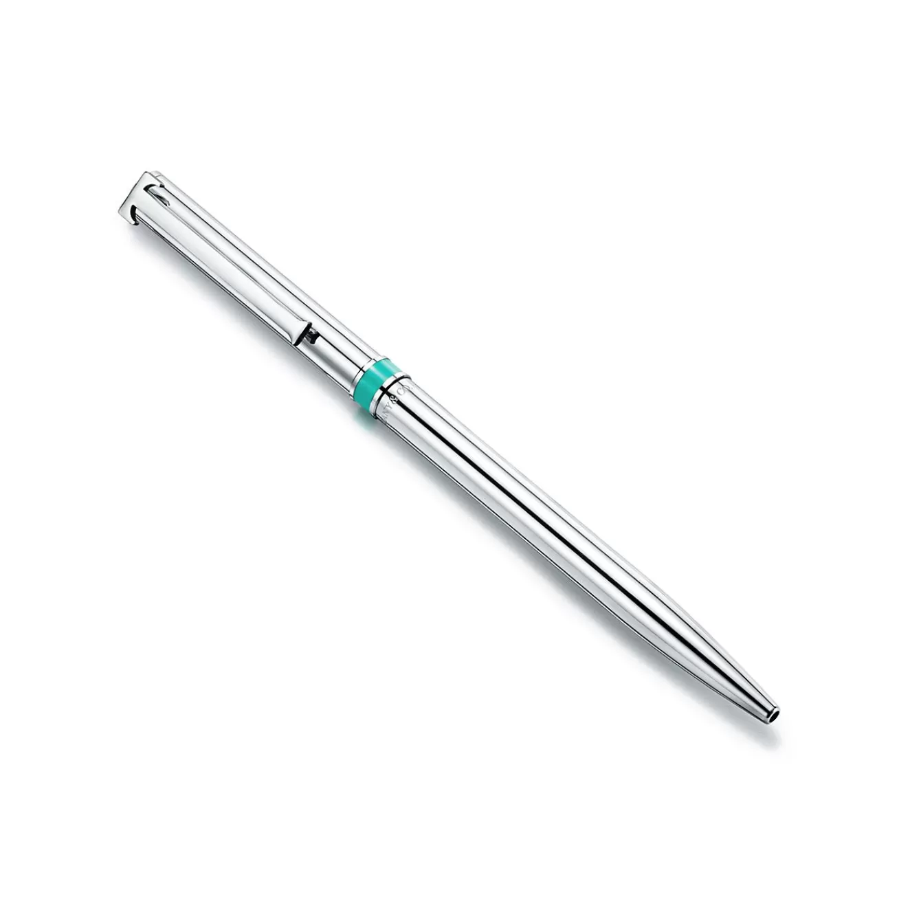 Tiffany & Co. Tiffany T-clip retractable ballpoint pen in sterling silver. | ^ Tiffany Blue® Gifts | Gifts to Personalize