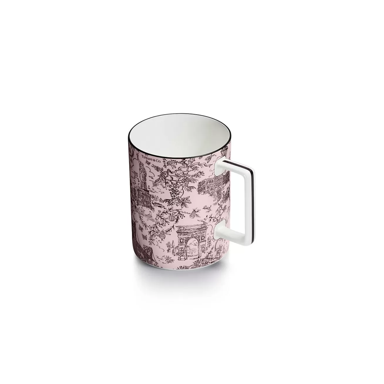 Tiffany & Co. Tiffany Toile Mug in Morganite Bone China | ^ The Home | Housewarming Gifts