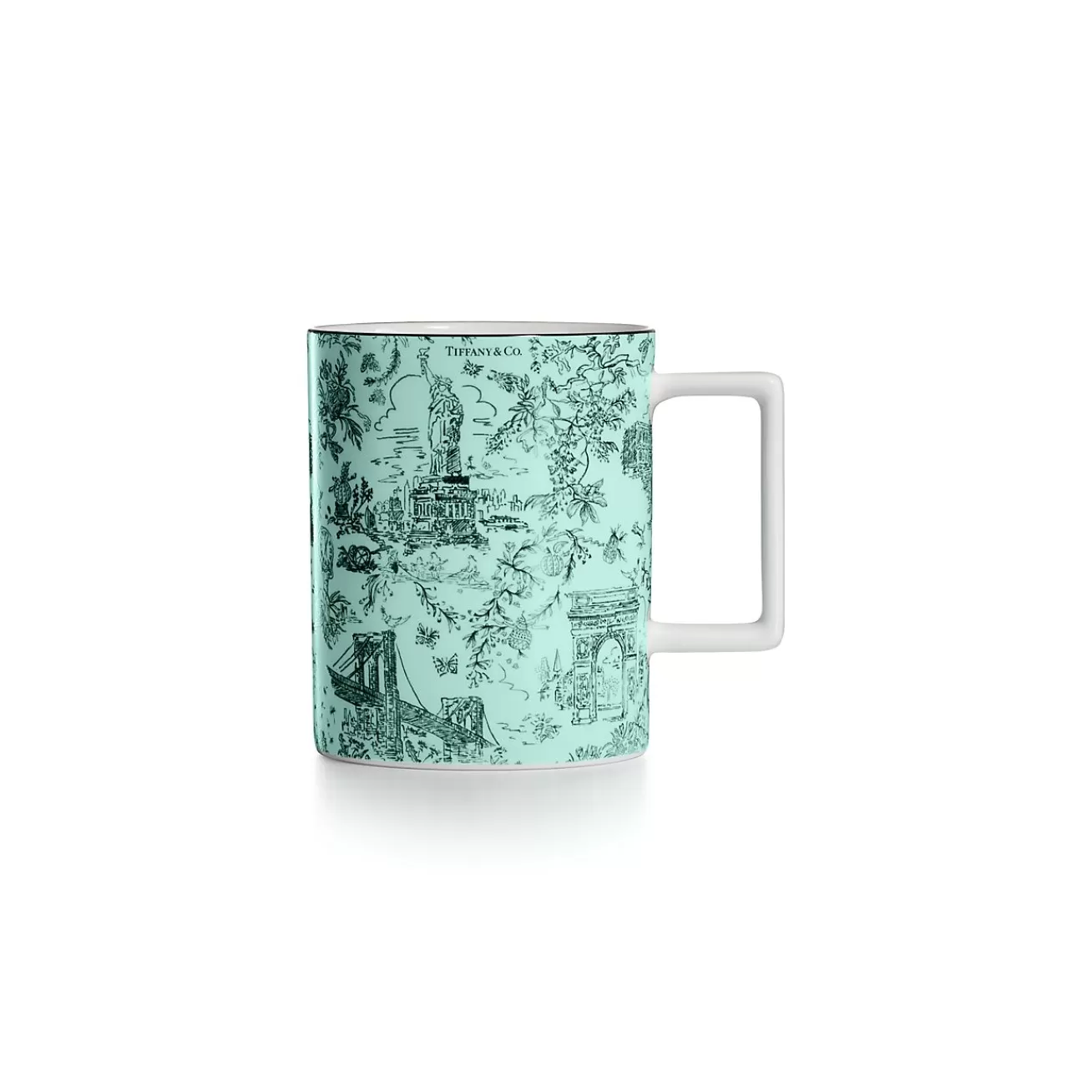 Tiffany & Co. Tiffany Toile Mug in Tiffany Blue® Bone China | ^ The Home | Housewarming Gifts