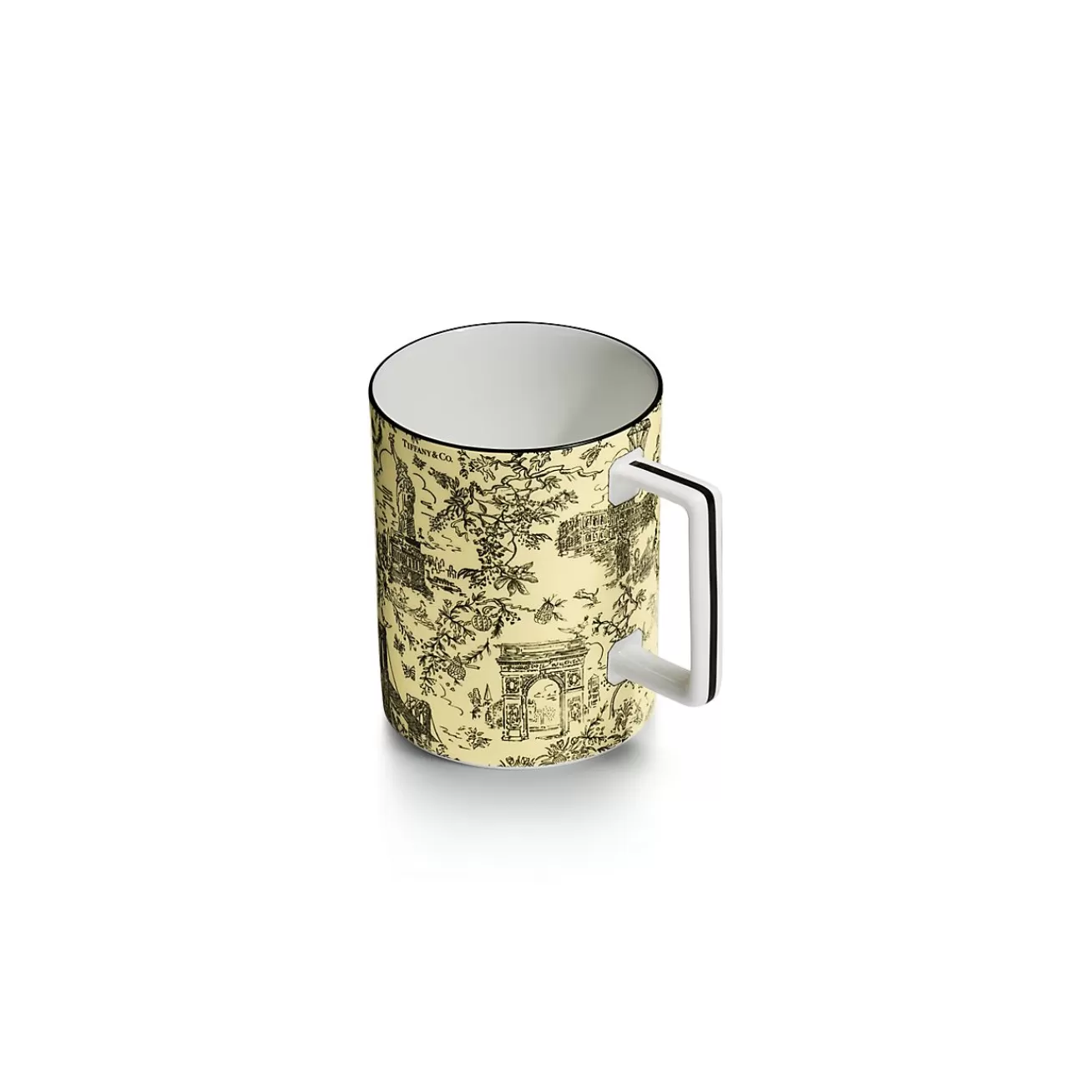 Tiffany & Co. Tiffany Toile Mug in Yellow Diamond Bone China | ^ Business Gifts | Tableware