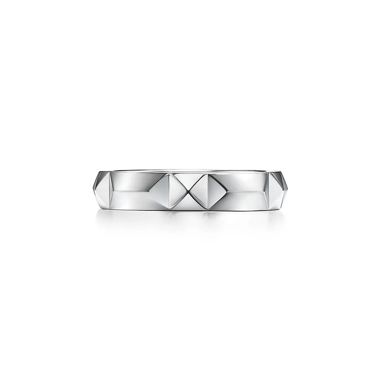 Tiffany & Co. Tiffany True® Band Ring in Platinum, 4 mm Wide | ^Women Rings | Men's Jewelry