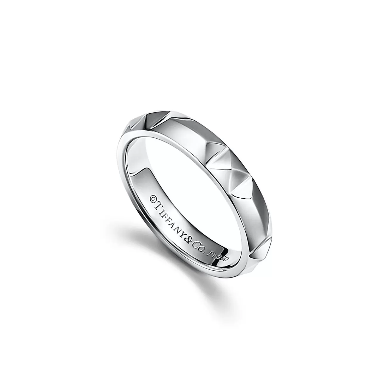 Tiffany & Co. Tiffany True® Band Ring in Platinum, 4 mm Wide | ^Women Rings | Men's Jewelry