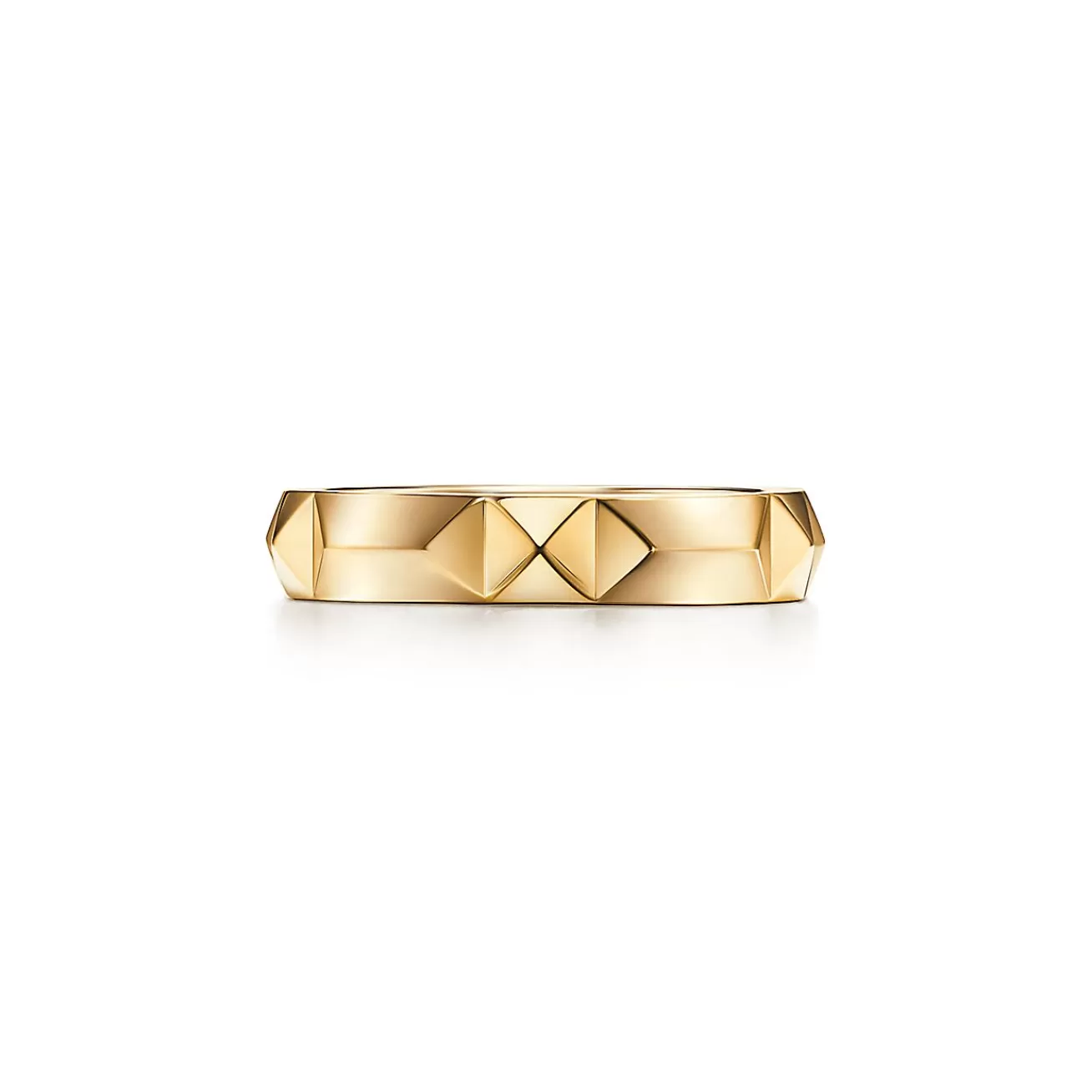 Tiffany & Co. Tiffany True® Band Ring in Yellow Gold, 4 mm Wide | ^Women Rings | Gold Jewelry
