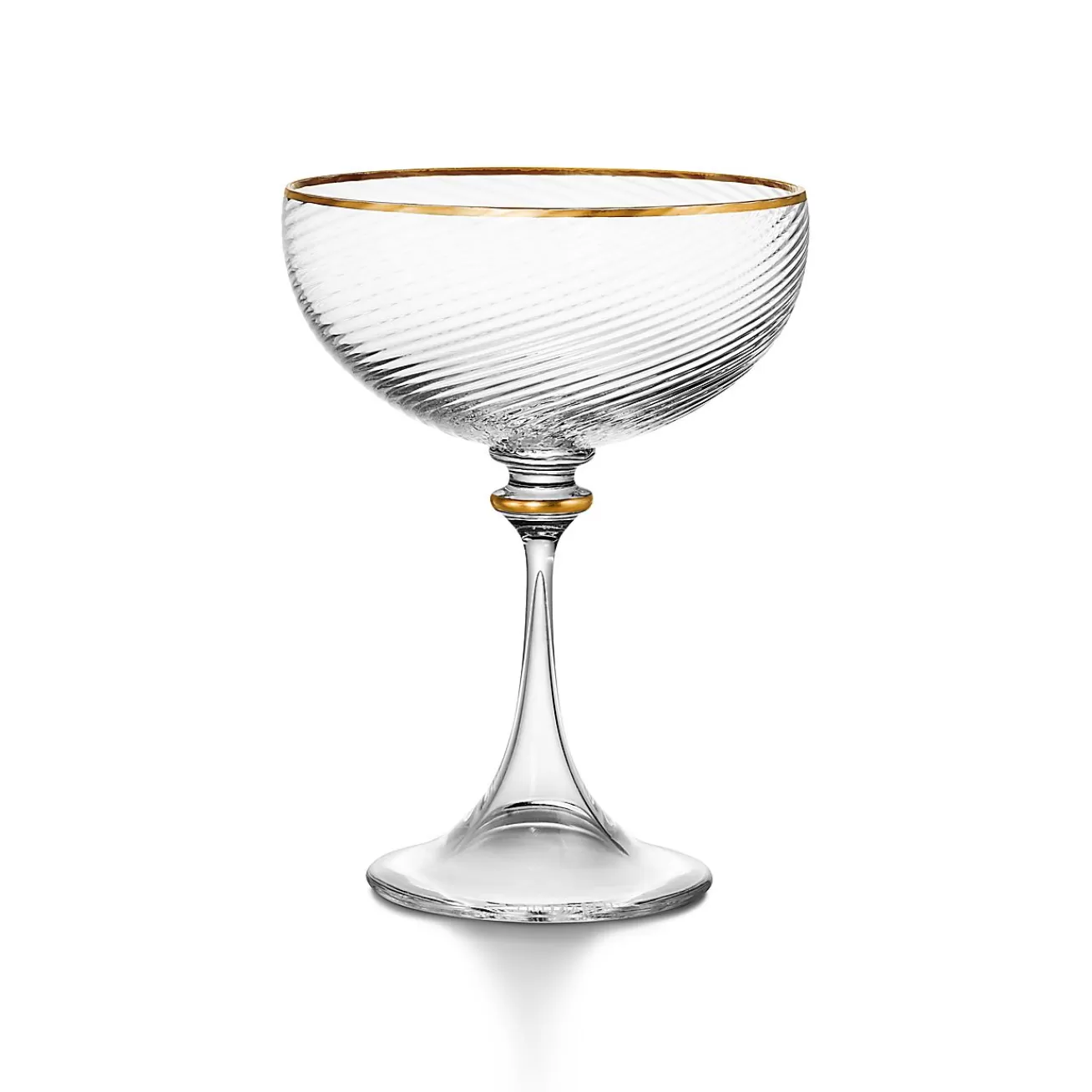 Tiffany & Co. Tiffany Twist Coupe in Glass | ^ The Home | Housewarming Gifts