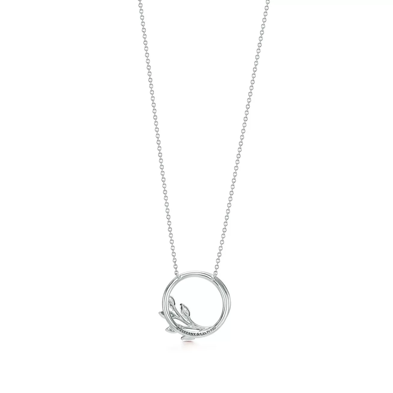 Tiffany & Co. Tiffany Victoria® diamond vine circle pendant in platinum, small. | ^ Necklaces & Pendants | Gifts for Her