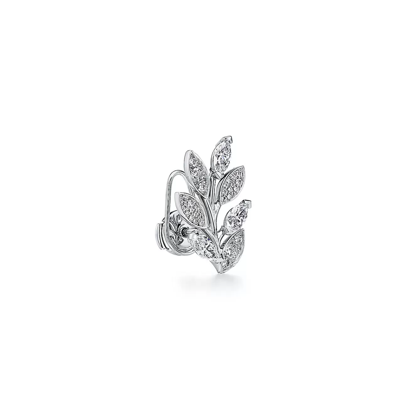 Tiffany & Co. Tiffany Victoria® diamond vine climber earrings in platinum. | ^ Earrings | Platinum Jewelry