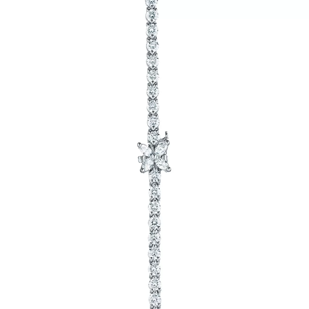 Tiffany & Co. Tiffany Victoria® graduated line necklace in platinum with diamonds. | ^ Necklaces & Pendants | Platinum Jewelry
